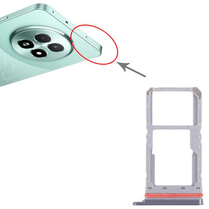 For Realme 13 5G RMX3951 10pcs Original SIM Card Tray + SIM Card Tray / Micro SD Card Tray (Black) - Card Tray by buy2fix | Online Shopping UK | buy2fix