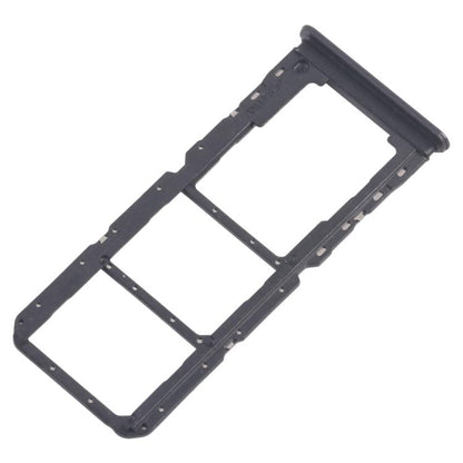 For Realme 11 5G RMX3780 10pcs Original SIM Card Tray + SIM Card Tray + Micro SD Card Tray (Black) - Card Tray by buy2fix | Online Shopping UK | buy2fix