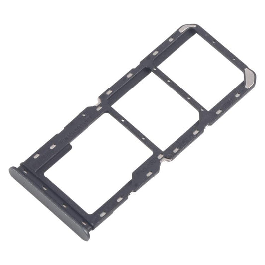 For Realme C67 4G RMX3890 10pcs Original SIM Card Tray + SIM Card Tray + Micro SD Card Tray (Dark Green) - Card Tray by buy2fix | Online Shopping UK | buy2fix