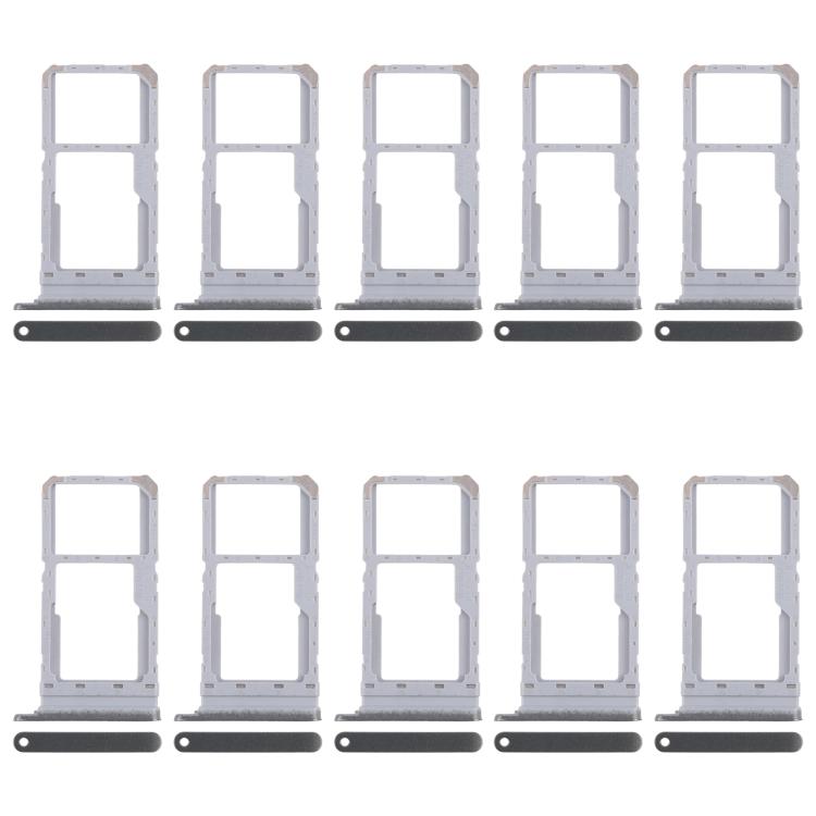 For Realme Narzo N65 5G CPH2639 10pcs Original SIM Card Tray + SIM Card Tray / Micro SD Card Tray (Dark Green) - Card Tray by buy2fix | Online Shopping UK | buy2fix