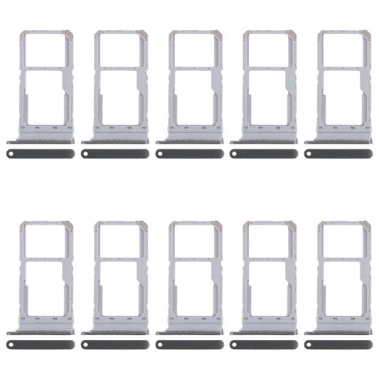For Realme Narzo N65 5G CPH2639 10pcs Original SIM Card Tray + SIM Card Tray / Micro SD Card Tray (Dark Green) - Card Tray by buy2fix | Online Shopping UK | buy2fix