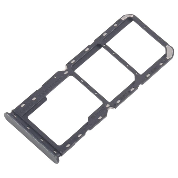 For Realme 12 Lite 4G 10pcs Original SIM Card Tray + SIM Card Tray + Micro SD Card Tray (Dark Green) - Card Tray by buy2fix | Online Shopping UK | buy2fix