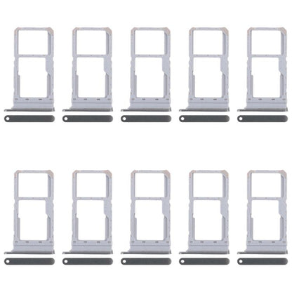 For Realme 12 4G RMX3871 10pcs Original SIM Card Tray + SIM Card Tray / Micro SD Card Tray (Green) - Card Tray by buy2fix | Online Shopping UK | buy2fix
