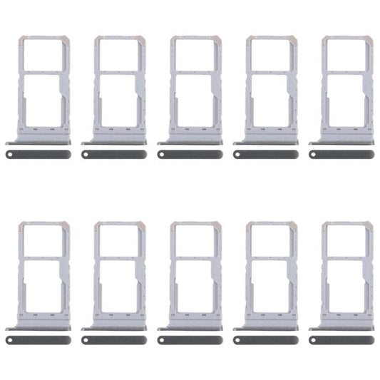 For Realme 12 5G RMX3999 10pcs Original SIM Card Tray + SIM Card Tray / Micro SD Card Tray (Green) - Card Tray by buy2fix | Online Shopping UK | buy2fix