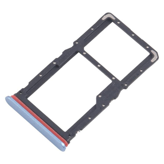 For Realme 10 Pro 5G RMX3663 RMX3660 RMX3661 10pcs Original SIM Card Tray + SIM Card Tray / Micro SD Card Tray (Blue) - Card Tray by buy2fix | Online Shopping UK | buy2fix