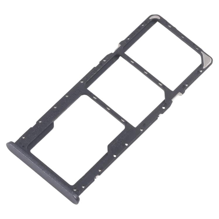 For Realme C51s 10pcs Original SIM Card Tray + SIM Card Tray + Micro SD Card Tray (Black) - Card Tray by buy2fix | Online Shopping UK | buy2fix