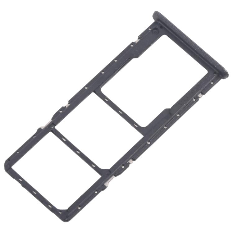 For Realme C51s 10pcs Original SIM Card Tray + SIM Card Tray + Micro SD Card Tray (Black) - Card Tray by buy2fix | Online Shopping UK | buy2fix