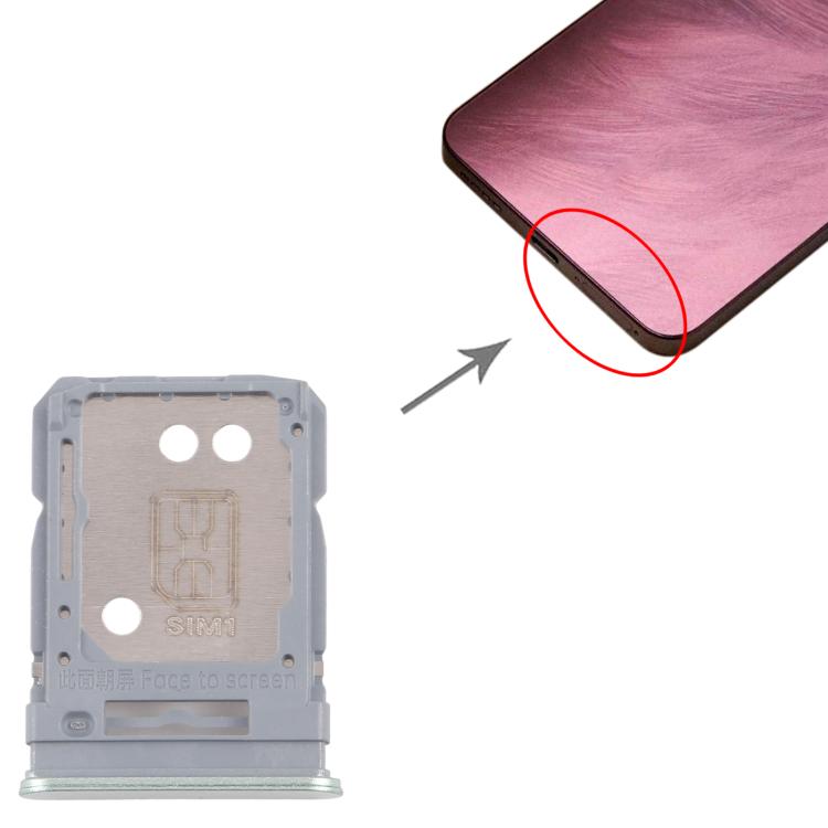 For Realme P1 RMX3870 10pcs Original SIM Card Tray + SIM Card Tray / Micro SD Card Trayy (Green) - Card Tray by buy2fix | Online Shopping UK | buy2fix