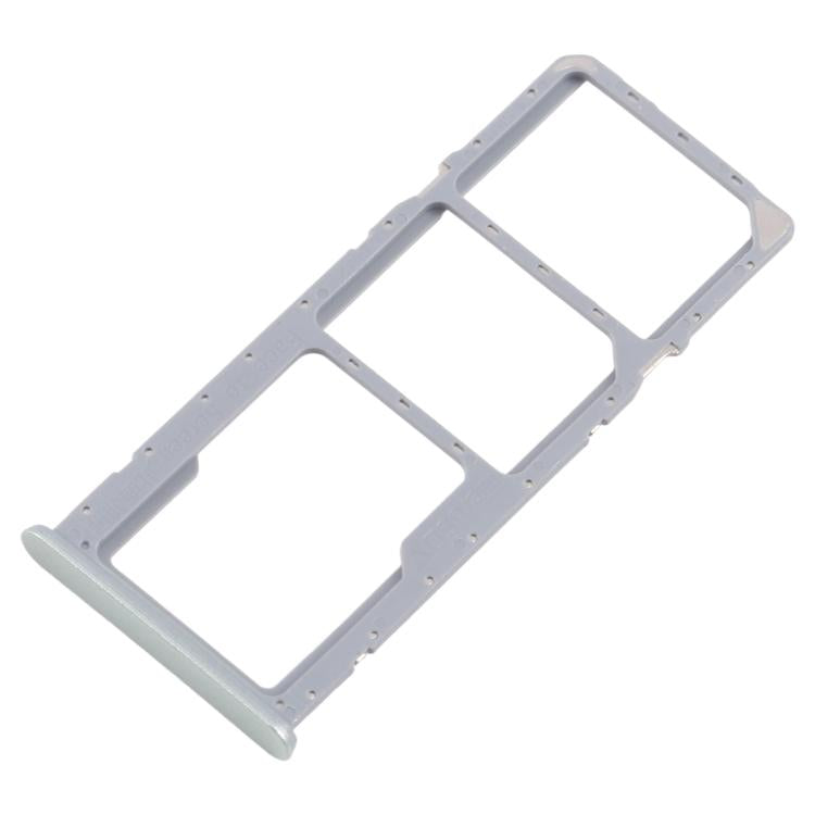 For Realme C63 5G RMX3950 10pcs Original SIM Card Tray + SIM Card Tray + Micro SD Card Tray (Green) - Card Tray by buy2fix | Online Shopping UK | buy2fix