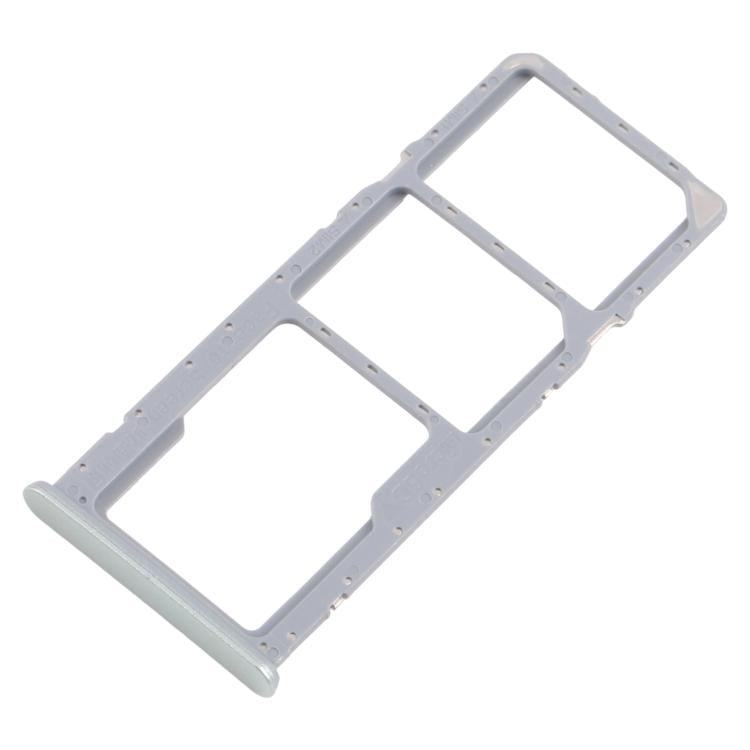 For Realme C63 4G 10pcs Original SIM Card Tray + SIM Card Tray + Micro SD Card Tray (Green) - Card Tray by buy2fix | Online Shopping UK | buy2fix