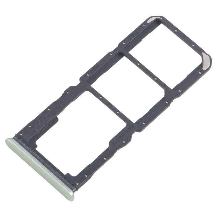 For Realme C67 5G 10pcs Original SIM Card Tray + SIM Card Tray + Micro SD Card Tray (Green) - Card Tray by buy2fix | Online Shopping UK | buy2fix