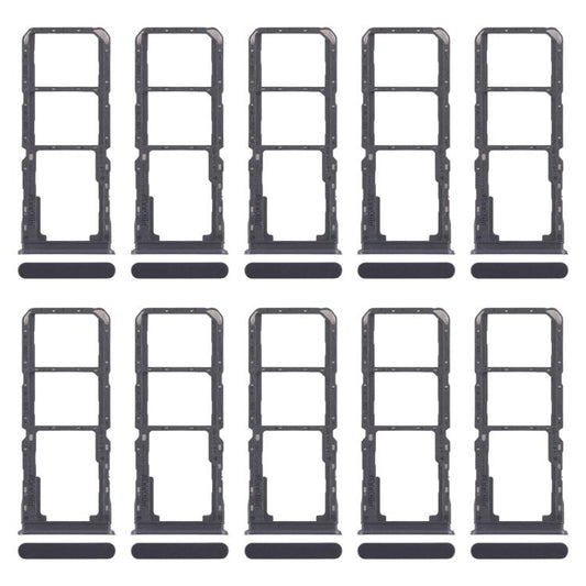 For Realme C67 5G 10pcs Original SIM Card Tray + SIM Card Tray + Micro SD Card Tray (Purple) - Card Tray by buy2fix | Online Shopping UK | buy2fix