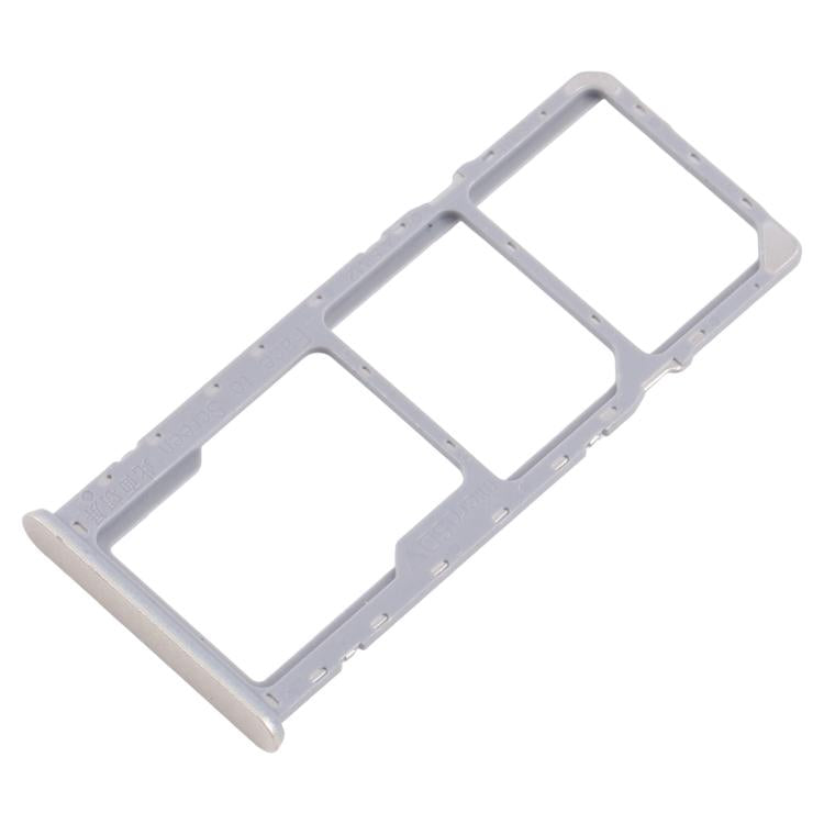 For Realme C61 4G RMX3939 RMX3930 10pcs Original SIM Card Tray + SIM Card Tray + Micro SD Card Tray (Gold) - Card Tray by buy2fix | Online Shopping UK | buy2fix