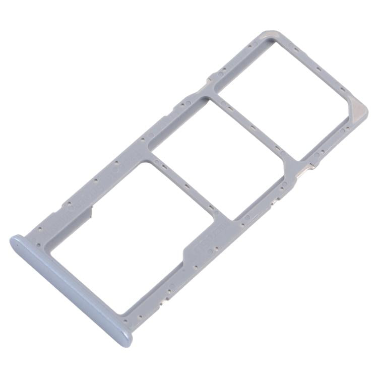 For Realme Narzo N63 4G 10pcs Original SIM Card Tray + SIM Card Tray + Micro SD Card Tray (Blue) - Card Tray by buy2fix | Online Shopping UK | buy2fix
