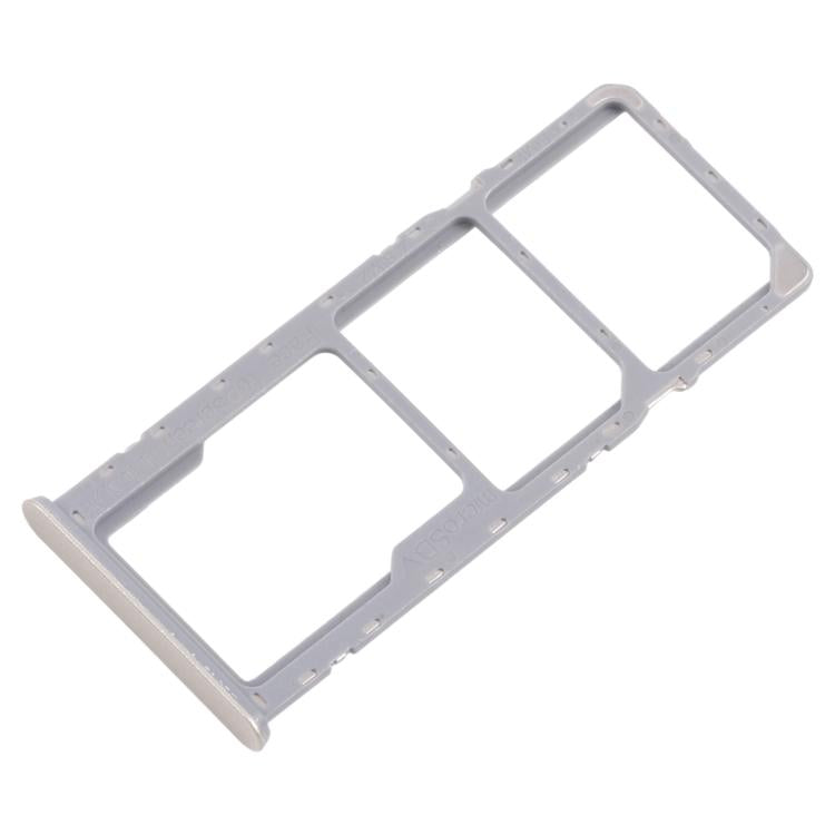 For Realme Narzo N53 4G 10pcs Original SIM Card Tray + SIM Card Tray + Micro SD Card Tray (Gold) - Card Tray by buy2fix | Online Shopping UK | buy2fix