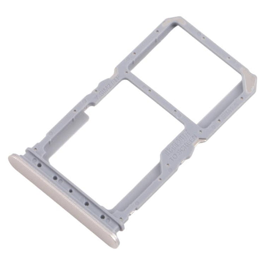For Realme 14x India 10pcs Original SIM Card Tray + SIM Card Tray / Micro SD Card Tray (Gold) - Card Tray by buy2fix | Online Shopping UK | buy2fix