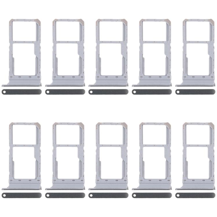 For Realme 12x 5G RMX3997 10pcs Original SIM Card Tray + SIM Card Tray / Micro SD Card Tray (Dark Green) - Card Tray by buy2fix | Online Shopping UK | buy2fix