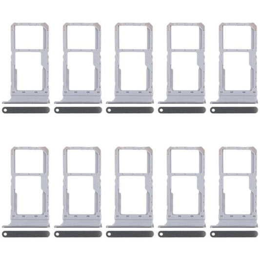 For Realme 12x 5G RMX3997 10pcs Original SIM Card Tray + SIM Card Tray / Micro SD Card Tray (Dark Green) - Card Tray by buy2fix | Online Shopping UK | buy2fix