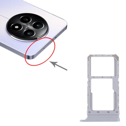 For Realme 12x India 5G RMX3998 10pcs Original SIM Card Tray + SIM Card Tray / Micro SD Card Tray (Blue) - Card Tray by buy2fix | Online Shopping UK | buy2fix
