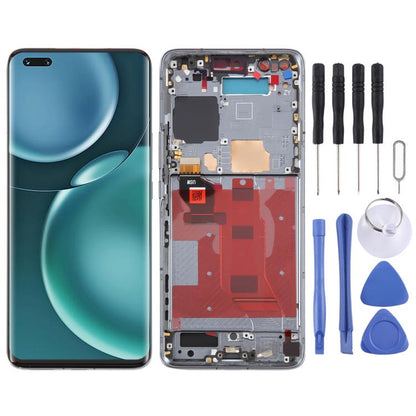 For Honor Magic4 Pro Original LCD Screen Digitizer Full Assembly with Frame, Supporting Fingerprint Identification (Black) - LCD Screen by buy2fix | Online Shopping UK | buy2fix