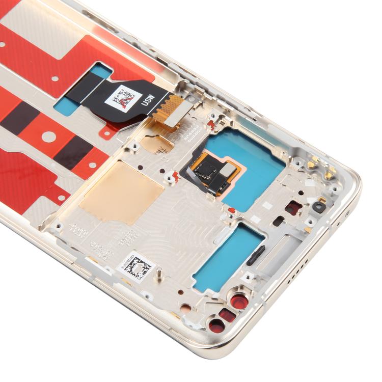 For Honor Magic4 Pro Original LCD Screen Digitizer Full Assembly with Frame, Supporting Fingerprint Identification (Gold) - LCD Screen by buy2fix | Online Shopping UK | buy2fix