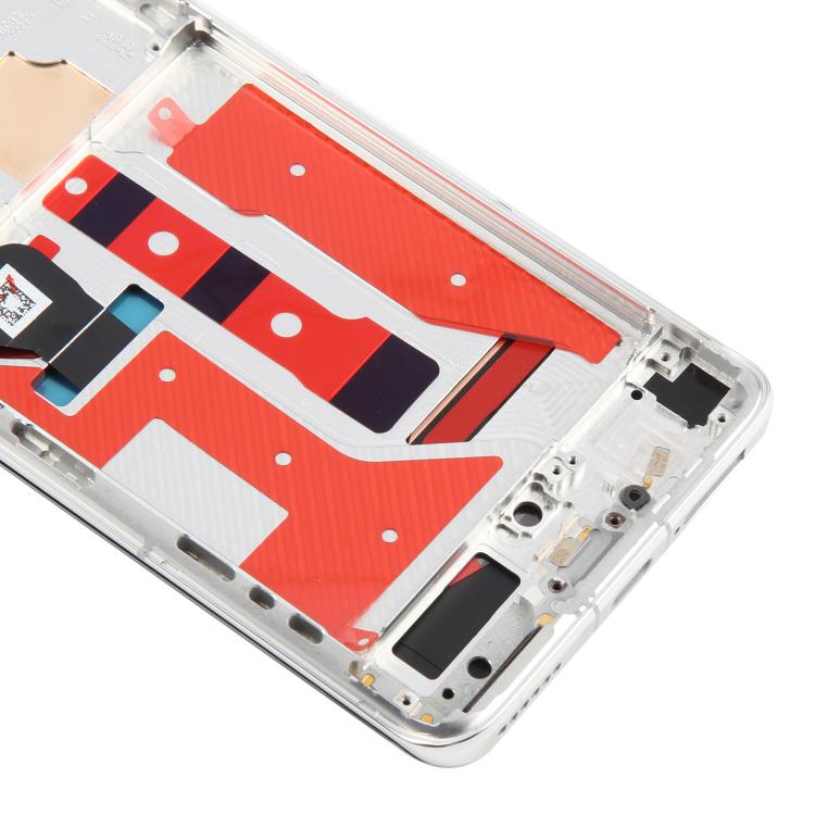 For Honor Magic4 Pro Original LCD Screen Digitizer Full Assembly with Frame, Supporting Fingerprint Identification (Silver) - LCD Screen by buy2fix | Online Shopping UK | buy2fix