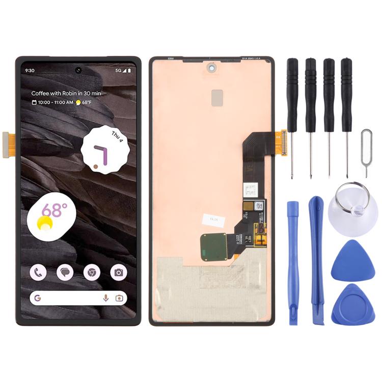For Google Pixel 7a GWKK3 GHL1X G0DZQ G82U8 Original LCD Screen Digitizer Full Assembly with Frame, Including Fingerprint Flex Cable - LCD Screen by buy2fix | Online Shopping UK | buy2fix