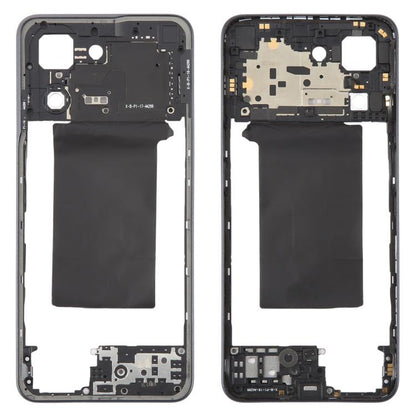 For OPPO Reno8 5G CPH2359 Original Middle Frame Bezel Plate (Black) - Frame Bezel Plate by buy2fix | Online Shopping UK | buy2fix