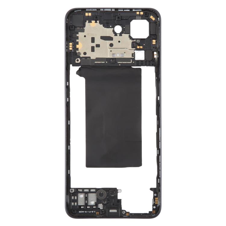 For OPPO Reno8 5G CPH2359 Original Middle Frame Bezel Plate (Black) - Frame Bezel Plate by buy2fix | Online Shopping UK | buy2fix