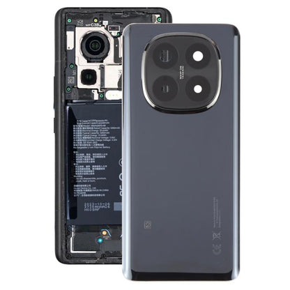 For Xiaomi Redmi Note 14 Pro+ 5G OEM Back Cover with Camera Lens Cover(Black) - Back Cover by buy2fix | Online Shopping UK | buy2fix