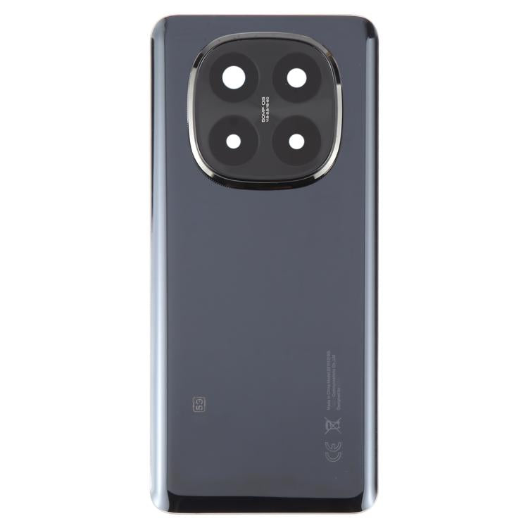 For Xiaomi Redmi Note 14 Pro+ 5G OEM Back Cover with Camera Lens Cover(Black) - Back Cover by buy2fix | Online Shopping UK | buy2fix