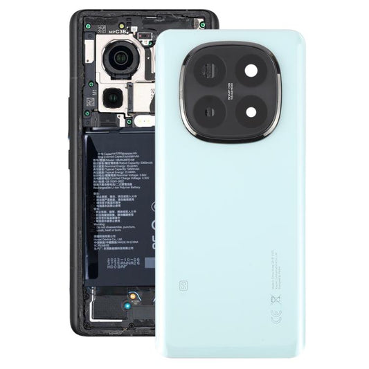 For Xiaomi Redmi Note 14 Pro+ 5G OEM Back Cover with Camera Lens Cover(Green) - Back Cover by buy2fix | Online Shopping UK | buy2fix