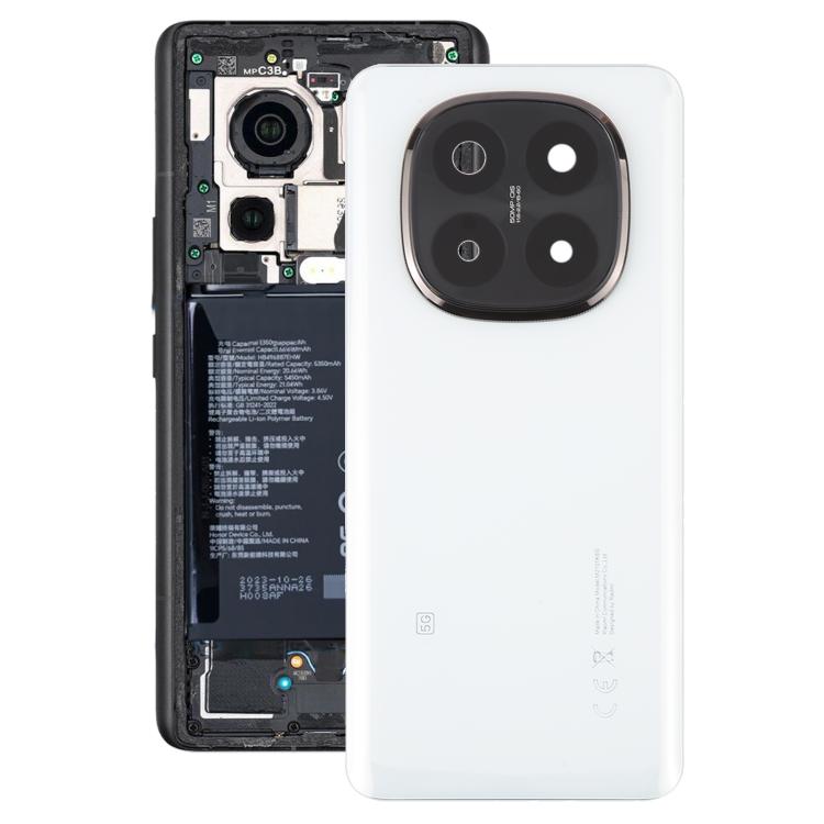 For Xiaomi Redmi Note 14 Pro+ 5G OEM Back Cover with Camera Lens Cover(White) - Back Cover by buy2fix | Online Shopping UK | buy2fix