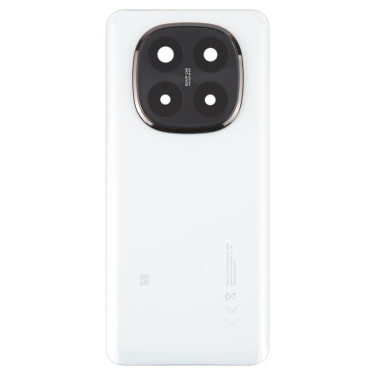 For Xiaomi Redmi Note 14 Pro+ 5G OEM Back Cover with Camera Lens Cover(White) - Back Cover by buy2fix | Online Shopping UK | buy2fix