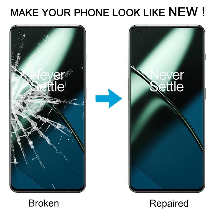 For OnePlus 11 Front Screen Outer Glass Lens with OCA Optically Clear Adhesive - LCD Related Parts by buy2fix | Online Shopping UK | buy2fix