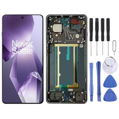 For OnePlus Ace 5 Pro PKR110 Original LCD Screen Digitizer Full Assembly with Frame (Black) - LCD Screen by buy2fix | Online Shopping UK | buy2fix
