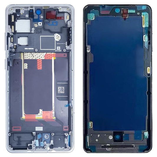 For OnePlus Ace 5 PKG110 Middle Frame Bezel Plate (Titanium Color) - Frame Bezel Plate by buy2fix | Online Shopping UK | buy2fix