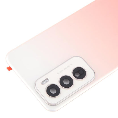 For OPPO Reno12 5G CPH2625 Original Back Cover with Camera Lens Cover(Pink) - Back Cover by buy2fix | Online Shopping UK | buy2fix