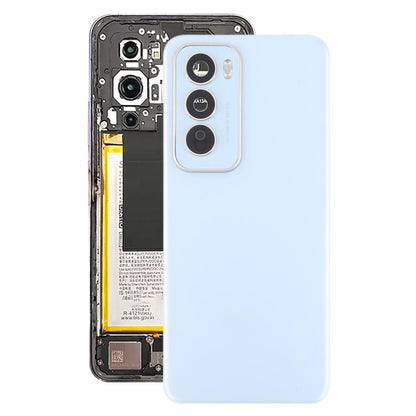 For OPPO Reno12 5G CPH2625 Original Back Cover with Camera Lens Cover(Blue) - Back Cover by buy2fix | Online Shopping UK | buy2fix