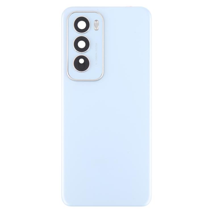 For OPPO Reno12 5G CPH2625 Original Back Cover with Camera Lens Cover(Blue) - Back Cover by buy2fix | Online Shopping UK | buy2fix