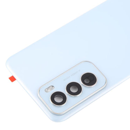For OPPO Reno12 5G CPH2625 Original Back Cover with Camera Lens Cover(Blue) - Back Cover by buy2fix | Online Shopping UK | buy2fix