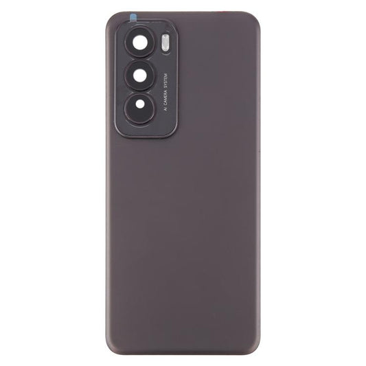 For OPPO Reno12 5G CPH2625 Original Back Cover with Camera Lens Cover(Brown) - Back Cover by buy2fix | Online Shopping UK | buy2fix