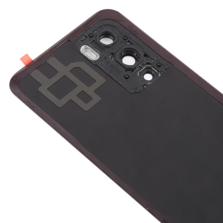 For OPPO Reno12 5G CPH2625 Original Back Cover with Camera Lens Cover(Brown) - Back Cover by buy2fix | Online Shopping UK | buy2fix