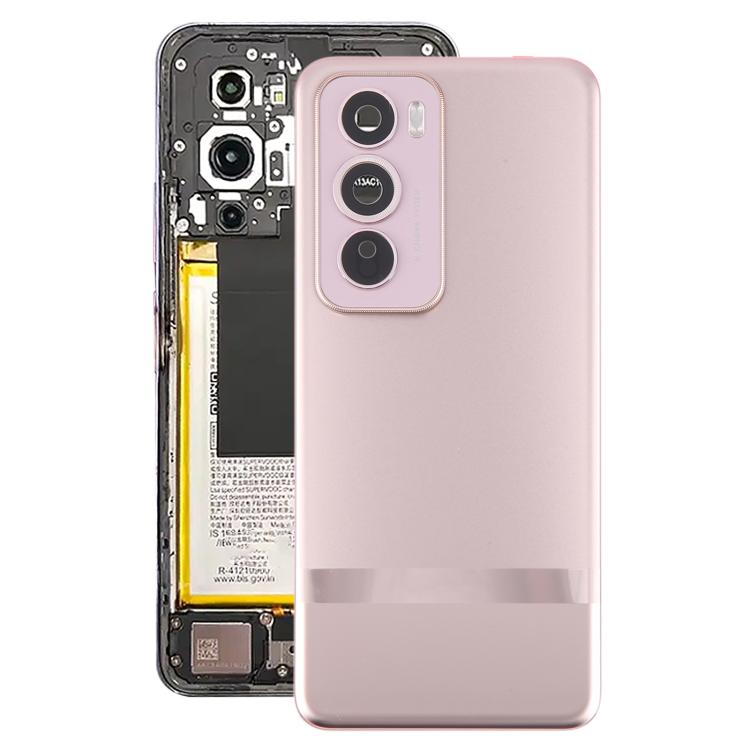 For OPPO Reno12 Pro 5G CPH2629 Original Back Cover with Camera Lens Cover(Gold) - Back Cover by buy2fix | Online Shopping UK | buy2fix
