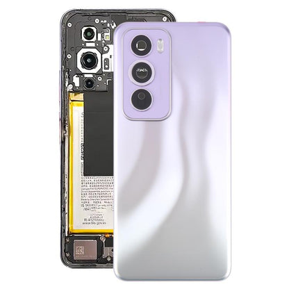 For OPPO Reno12 Pro 5G CPH2629 Original Back Cover with Camera Lens Cover(Purple) - Back Cover by buy2fix | Online Shopping UK | buy2fix