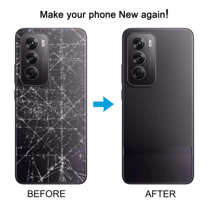 For OPPO Reno12 Pro 5G CPH2629 Original Back Cover with Camera Lens Cover(Purple) - Back Cover by buy2fix | Online Shopping UK | buy2fix