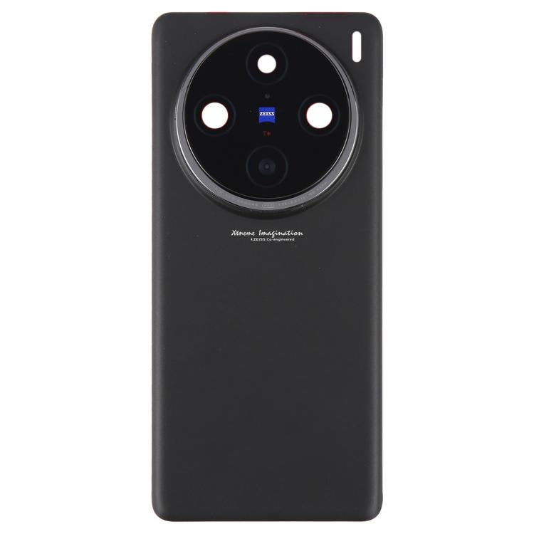 For vivo X100 Pro 5G V2324A V2309 Original Back Cover with Camera Lens Cover(Black) - Back Cover by buy2fix | Online Shopping UK | buy2fix