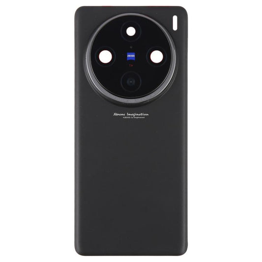 For vivo X100 Pro 5G V2324A V2309 Original Back Cover with Camera Lens Cover(Black) - Back Cover by buy2fix | Online Shopping UK | buy2fix
