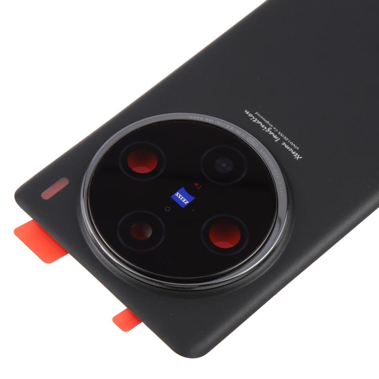For vivo X100 Pro 5G V2324A V2309 Original Back Cover with Camera Lens Cover(Black) - Back Cover by buy2fix | Online Shopping UK | buy2fix