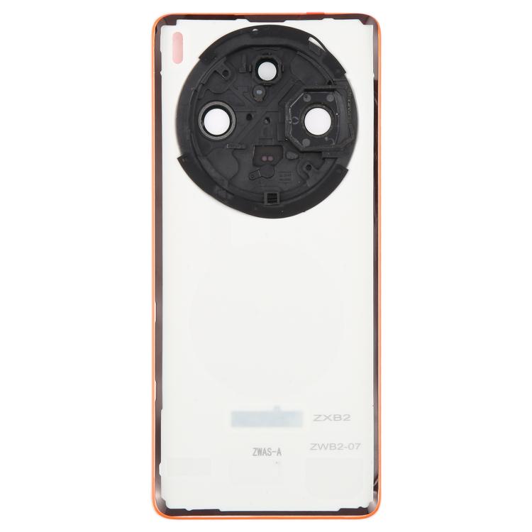 For vivo X100 Pro 5G V2324A V2309 Original Back Cover with Camera Lens Cover(Orange) - Back Cover by buy2fix | Online Shopping UK | buy2fix
